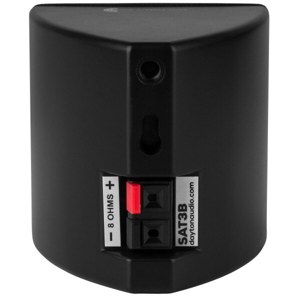 Main product image for Dayton Audio SAT3B 3" Cube Speaker Pair Black 300-675